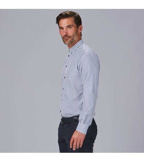 CAMISA HOMBRE RAYAS POPELIN