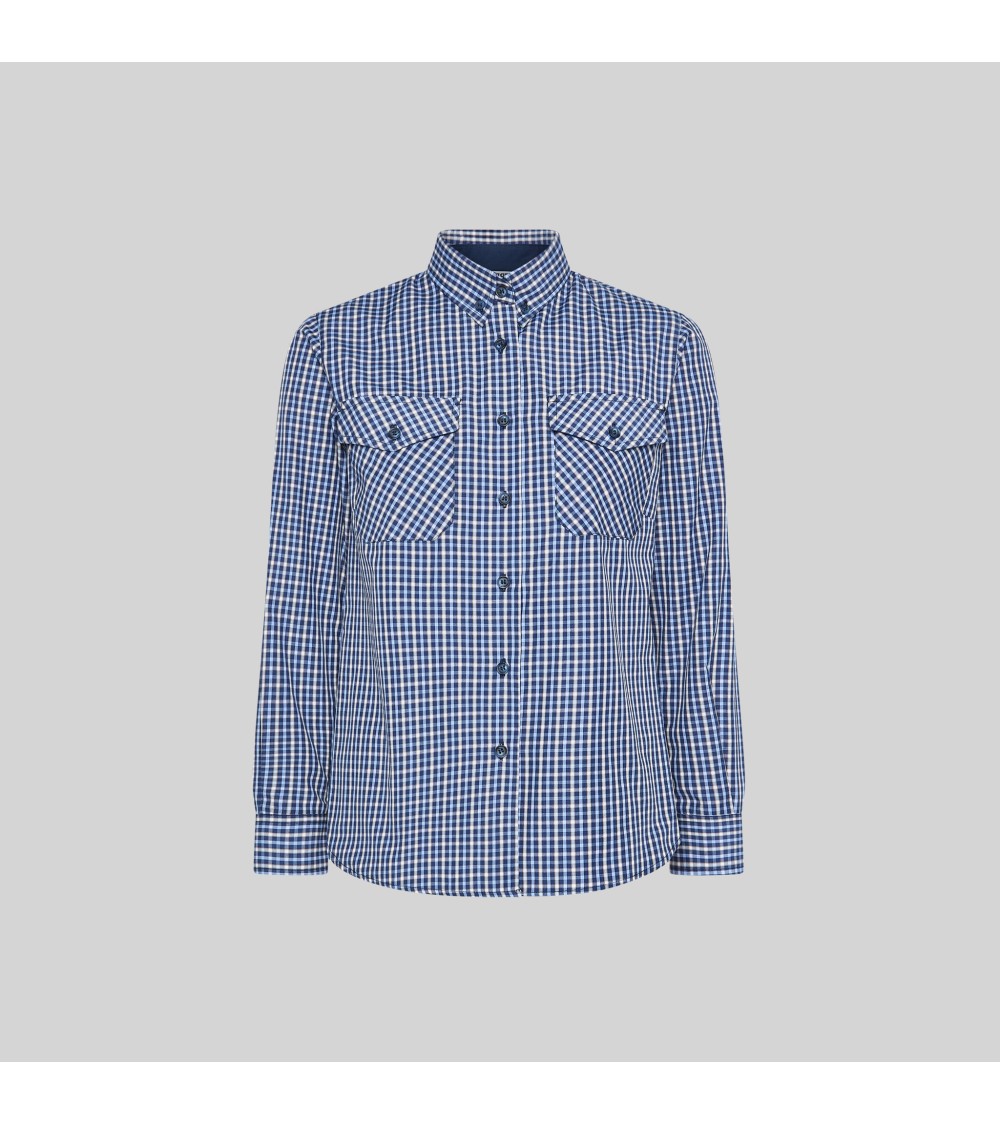 CAMISA A CUADROS POPELIN