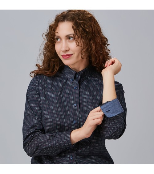 CAMISA POPELÍN PUNTOS