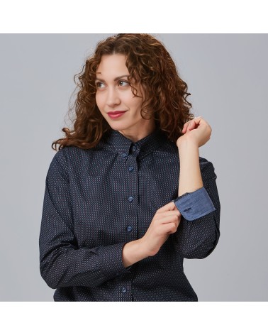 CAMISA POPELÍN PUNTOS