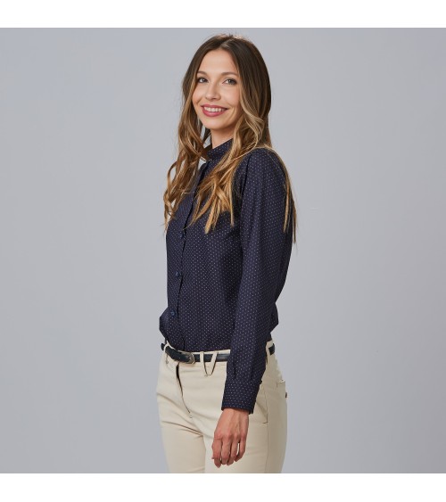 CAMISA PUNTEADO BICOLOR