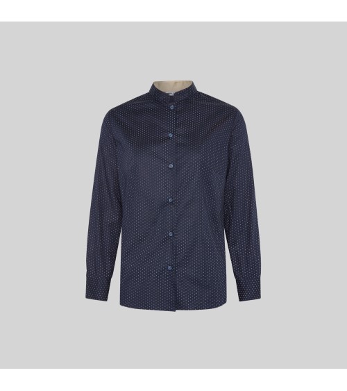 CAMISA PUNTEADO BICOLOR