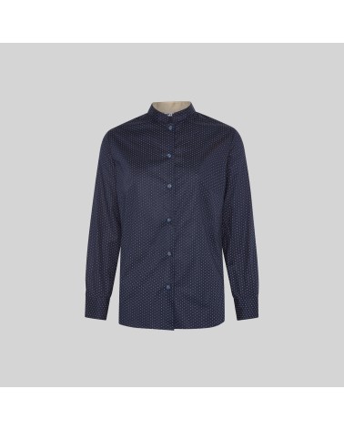 CAMISA PUNTEADO BICOLOR