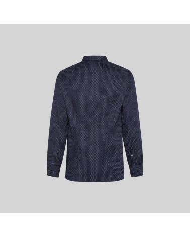 CAMISA PUNTEADO BICOLOR