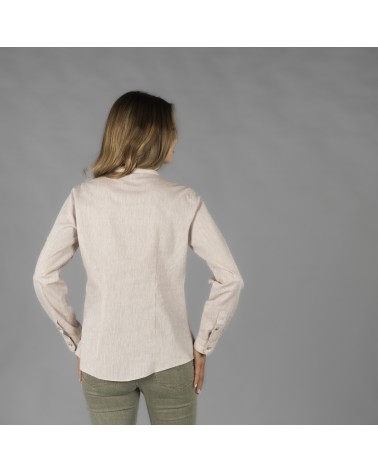 CAMISA MUJER CUELLO MAO