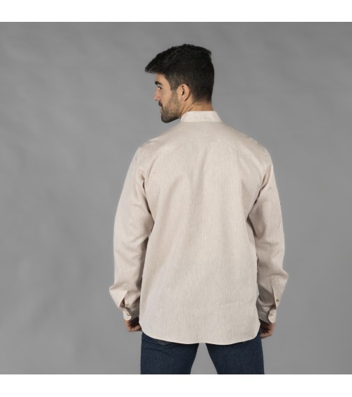 GUAYABERA HOMBRE CUELLO MAO