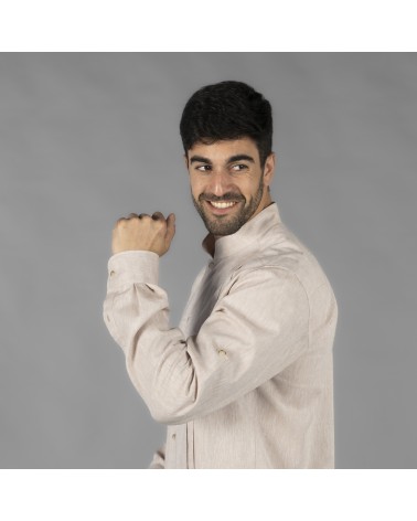 GUAYABERA HOMBRE CUELLO MAO