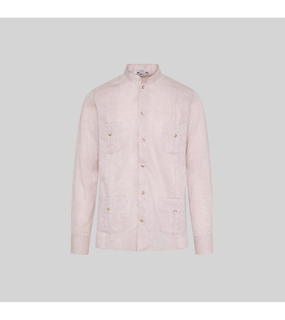 GUAYABERA HOMBRE CUELLO MAO