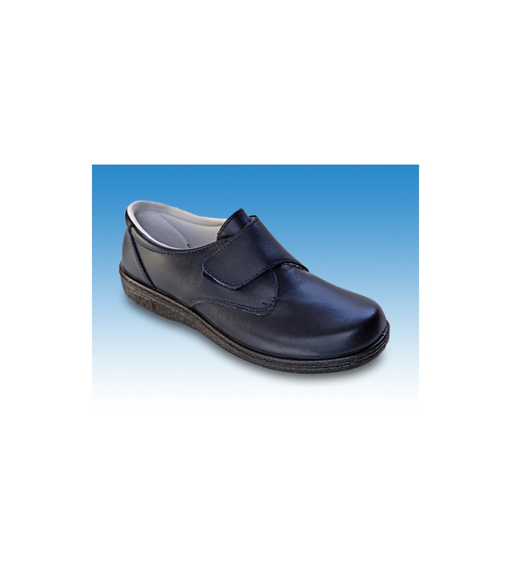 ZUECO PIEL CIERRE VELCRO