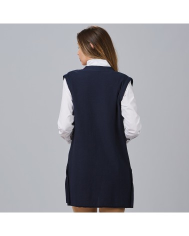 CHALECO MUJER CUELLO SOLAPA