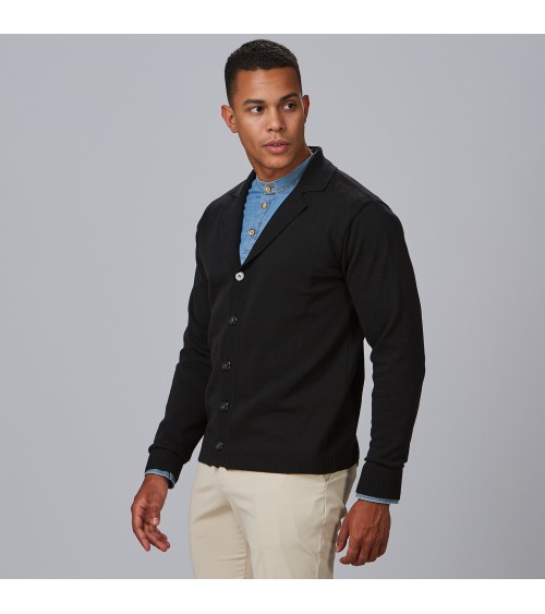CARDIGAN HOMBRE CUELLO SOLAPA
