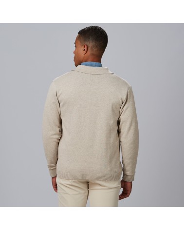 CARDIGAN HOMBRE CUELLO SOLAPA