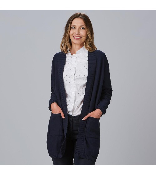 CARDIGAN MUJER CUELLO SOLAPA