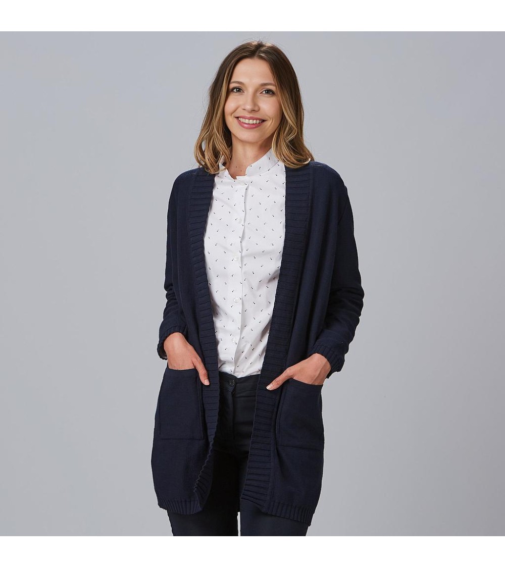 CARDIGAN MUJER CUELLO SOLAPA