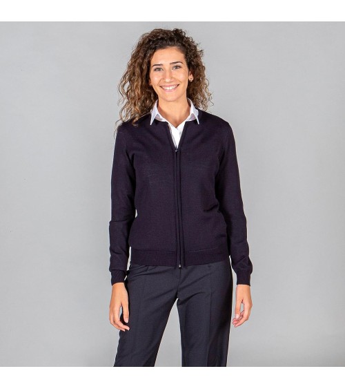 CARDIGAN PUNTO CON CREMALLERA