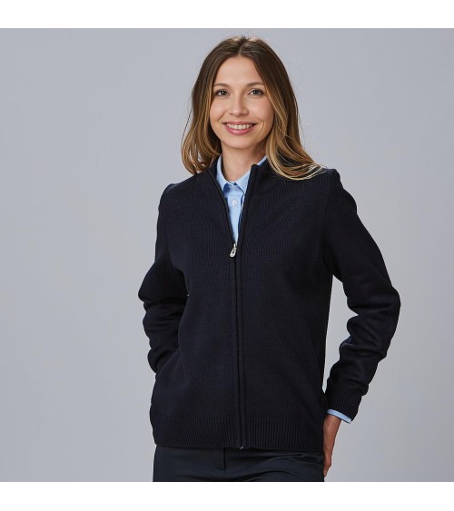 CARDIGAN PUNTO GRUESO CREMALLERA