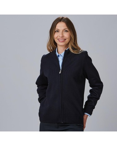 CARDIGAN PUNTO GRUESO CREMALLERA