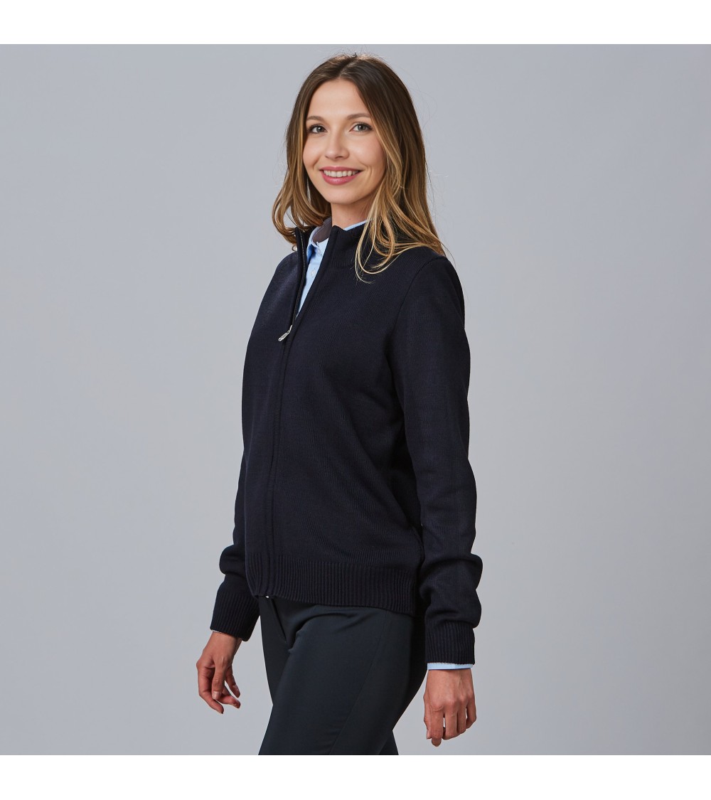 CARDIGAN PUNTO GRUESO CREMALLERA