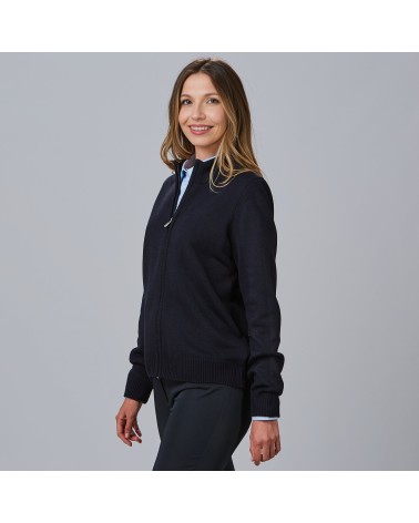 CARDIGAN PUNTO GRUESO CREMALLERA