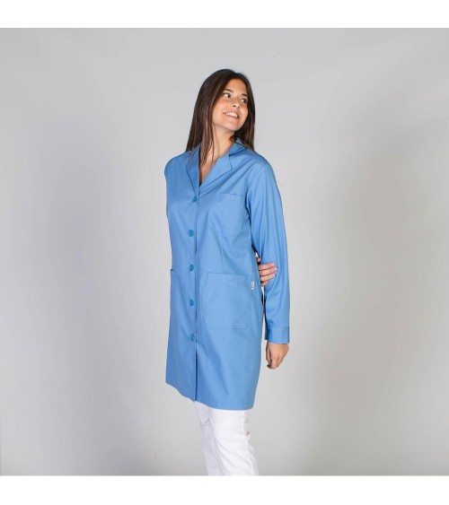 BATA DE MUJER COLORES CELESTE