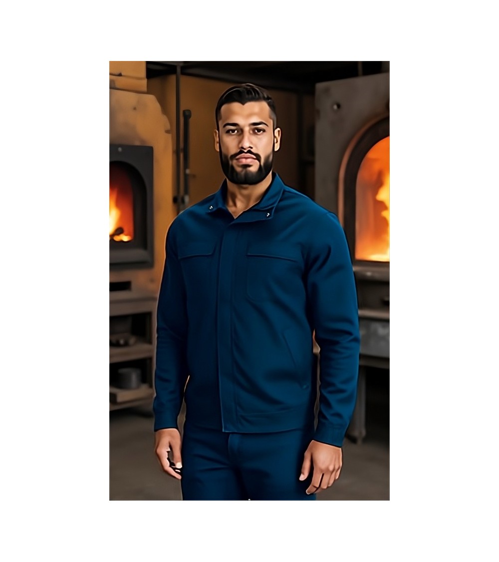 CHAQUETA IGNÍFUGA 100% ALGODÓN FR