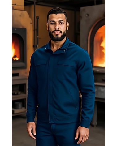 CHAQUETA IGNÍFUGA 100% ALGODÓN FR