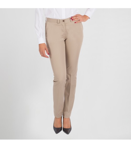 PANTALON LABORAL CHINO MUJER FRESCO