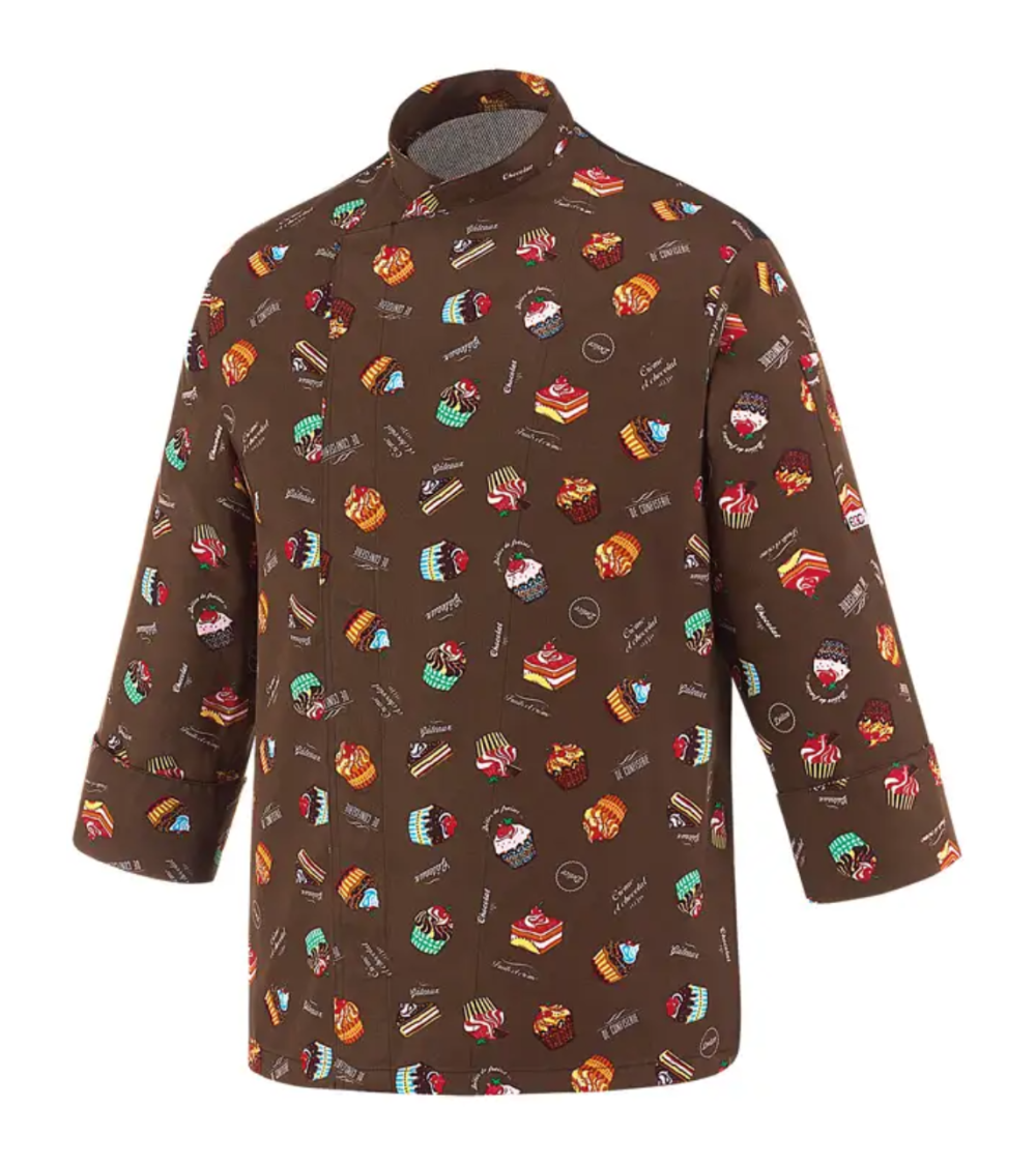 CHAQUETA COCINA UNISEX ESTAMPADOS