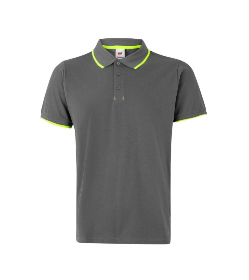 POLO BICOLOR RAYA MANGA CORTA