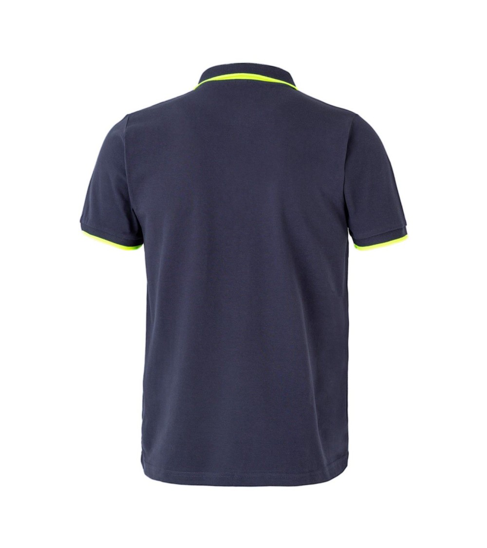 POLO BICOLOR RAYA MANGA CORTA