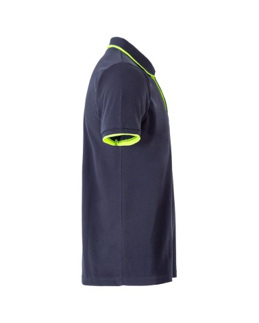 POLO BICOLOR RAYA MANGA CORTA