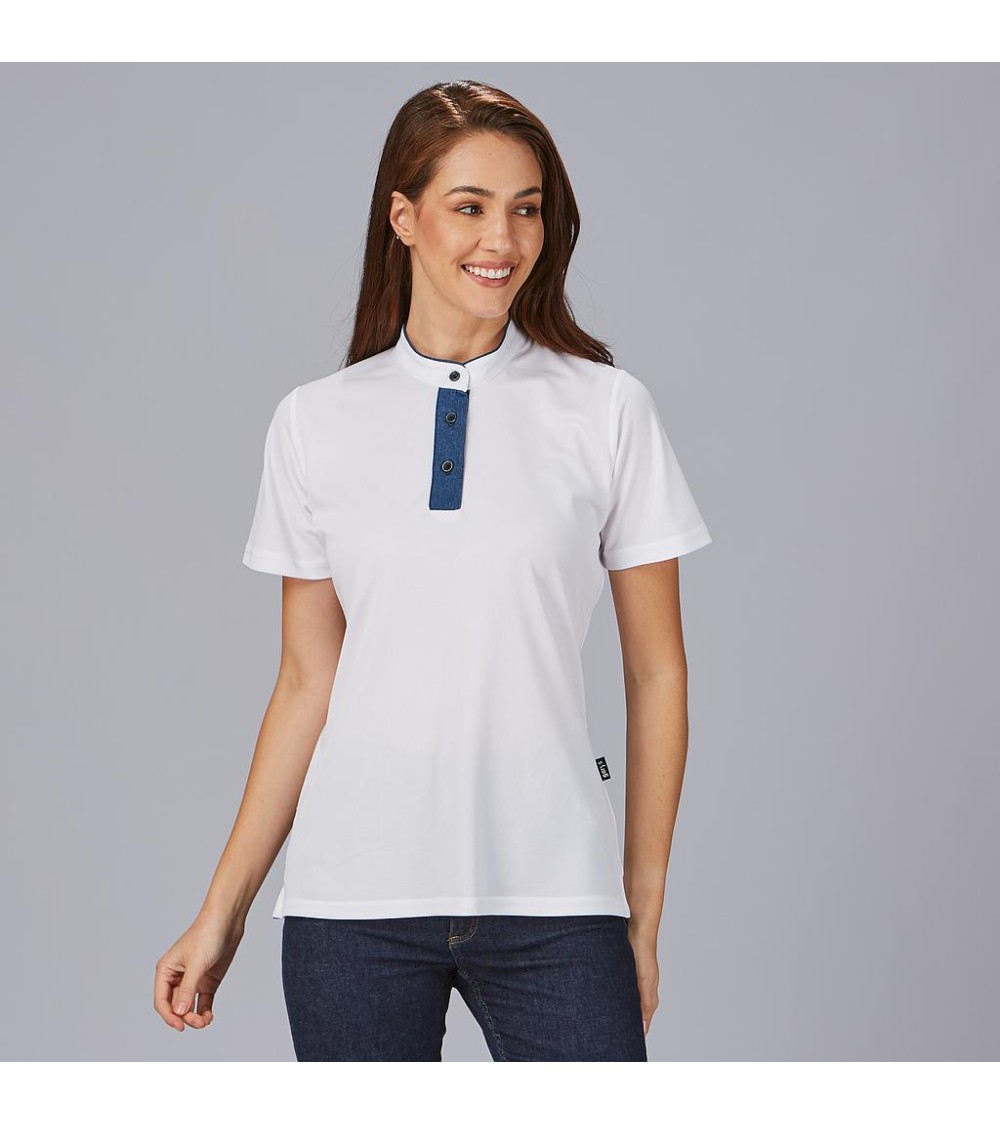 POLO MAO COOLMAX MUJER BLANCO