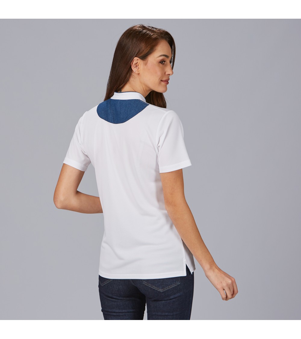 POLO MAO COOLMAX MUJER BLANCO