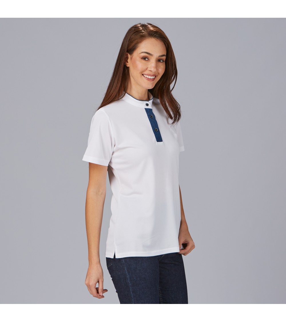 POLO MAO COOLMAX MUJER BLANCO