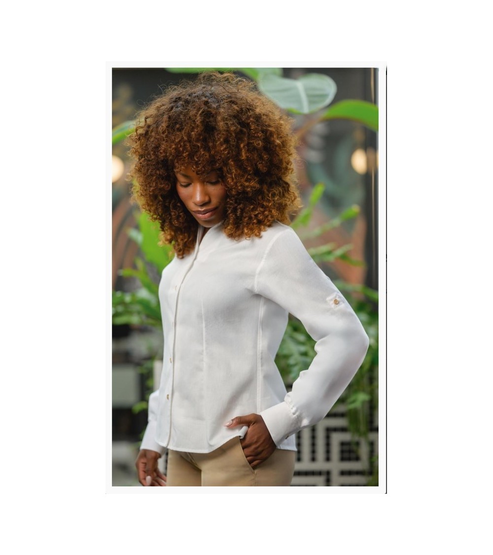 BLUSA LINO SUAVE ELEGANCIA