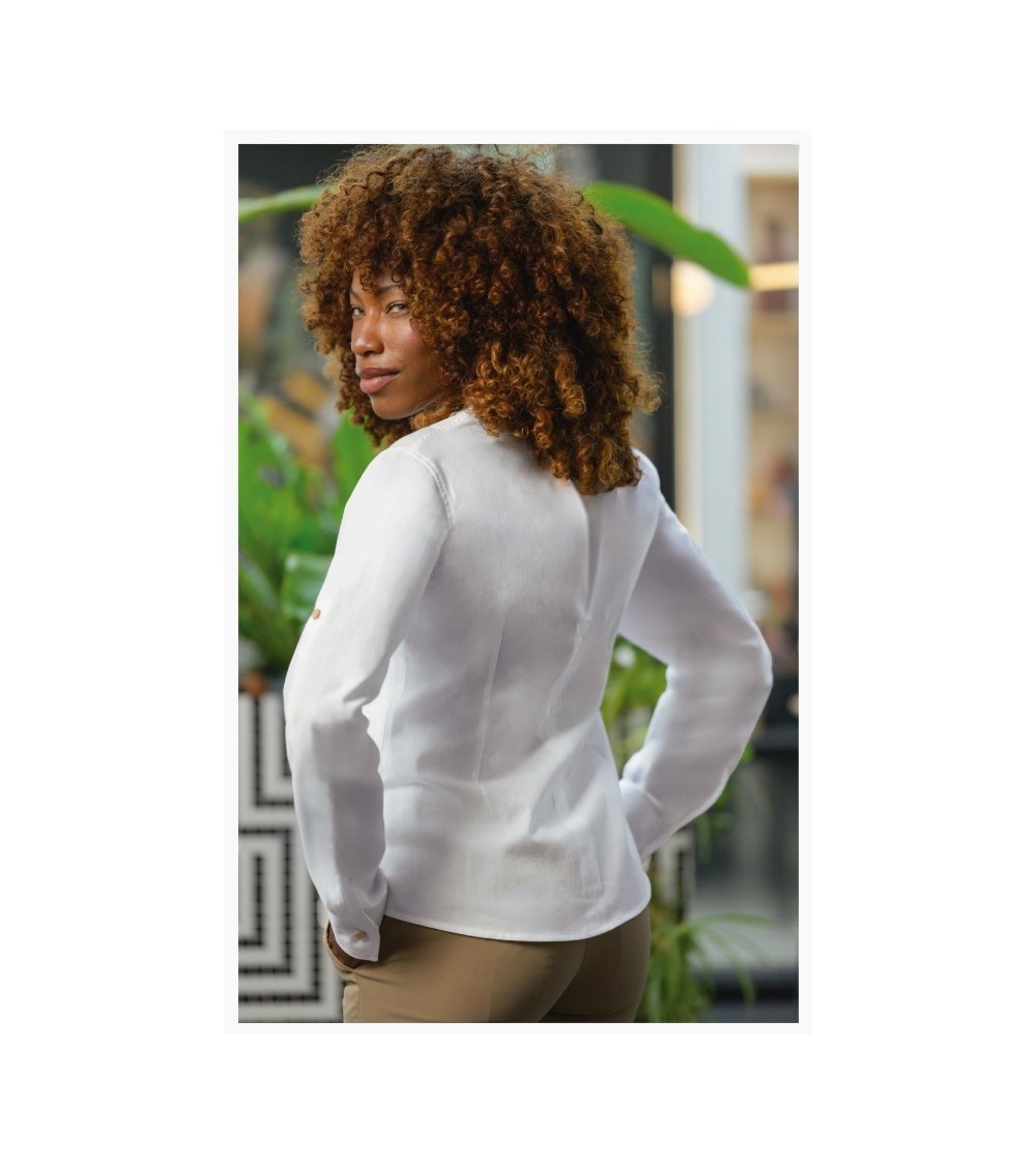 BLUSA LINO SUAVE ELEGANCIA