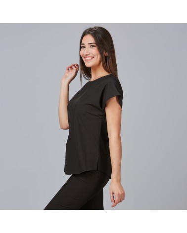 BLUSA MICROFIBRA MUJER ELEGANTE