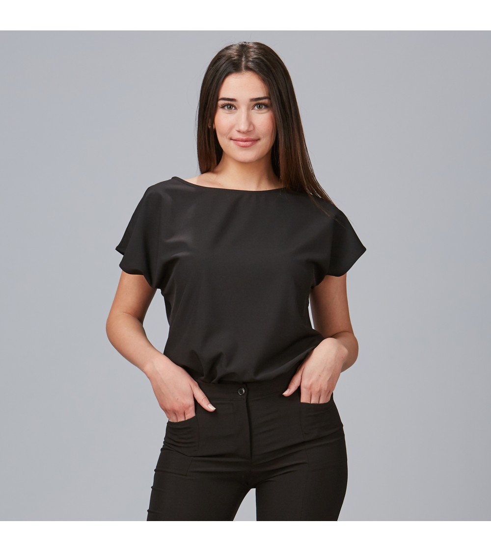 BLUSA MICROFIBRA MUJER ELEGANTE