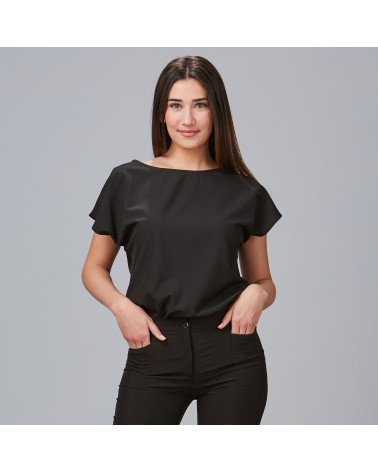 BLUSA MICROFIBRA MUJER ELEGANTE