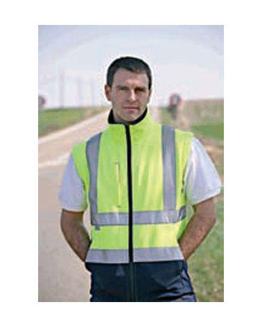 CHAQUETA SOFTSHELL ALTA VISIBILIDAD