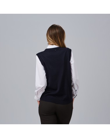 CHALECO CUELLO PICO SEÑORA