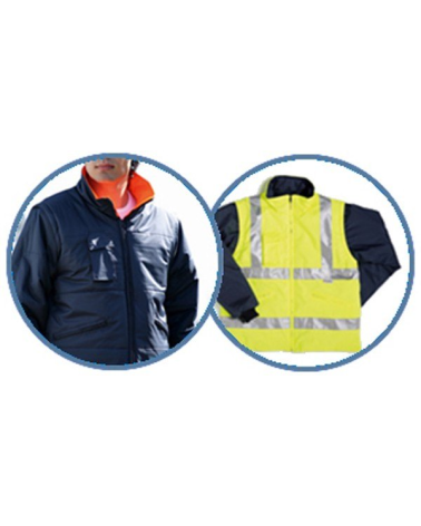 PARKA AV DESMONTABLE Y REVERSIBLE