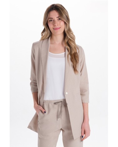 CHAQUETA SANITARIA MUJER TRES CUARTOS