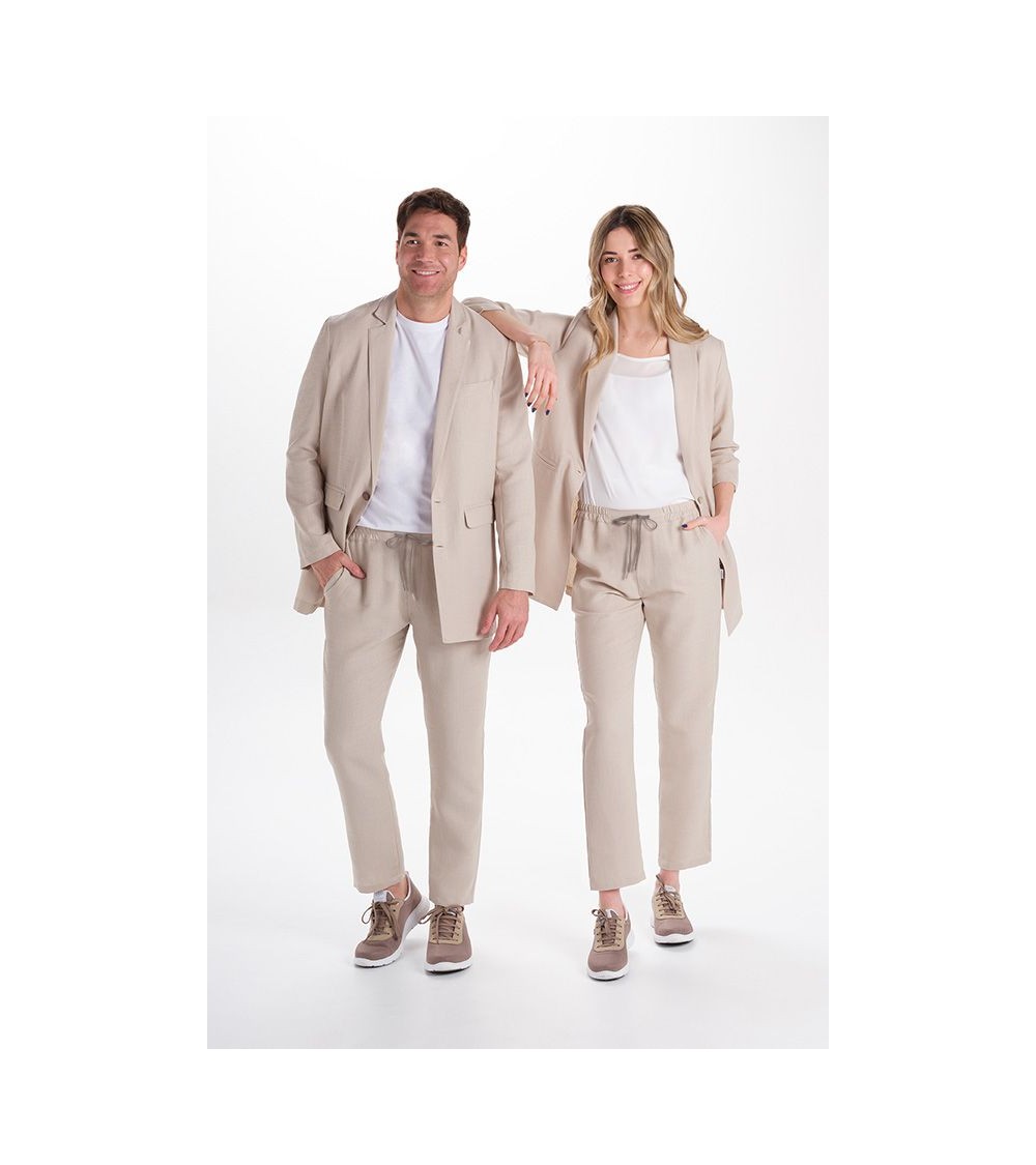 CHAQUETA SANITARIA MUJER TRES CUARTOS