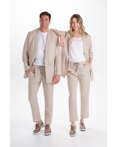 CHAQUETA SANITARIA MUJER TRES CUARTOS