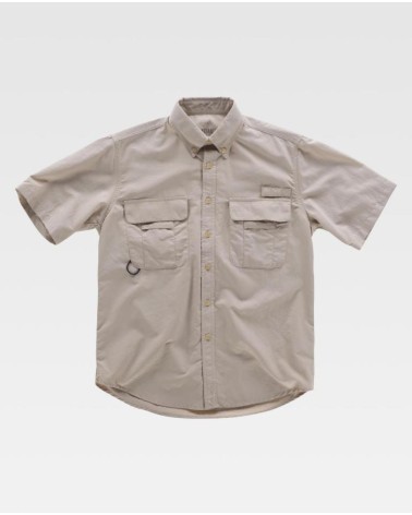 CAMISA MULTIBOLSILLOS MANGA CORTA