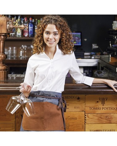 BLUSA BISTRETCH CUELLO MAO