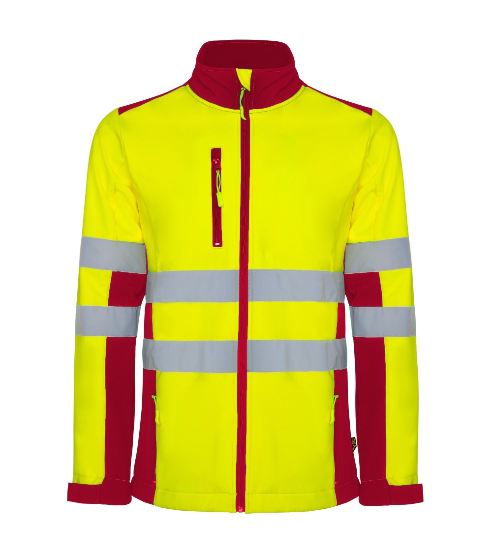 CHAQUETA ALTA VISIBILIDAD BICOLOR IMPERMEABLE