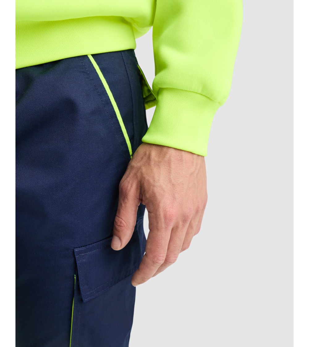 SUDADERA ALTA VISIBILIDAD CREMALLERA MEDIA REFLECTANTE