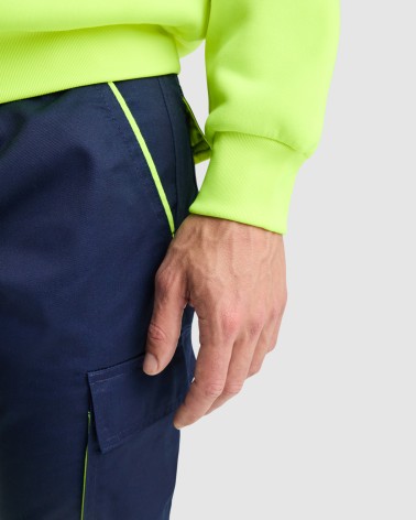 SUDADERA ALTA VISIBILIDAD CREMALLERA MEDIA REFLECTANTE